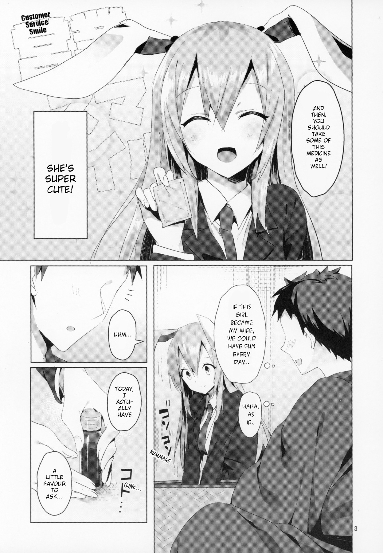 Hentai Manga Comic-A Medicine For Mating With A Rabbit In Heat Until Morning-Read-4